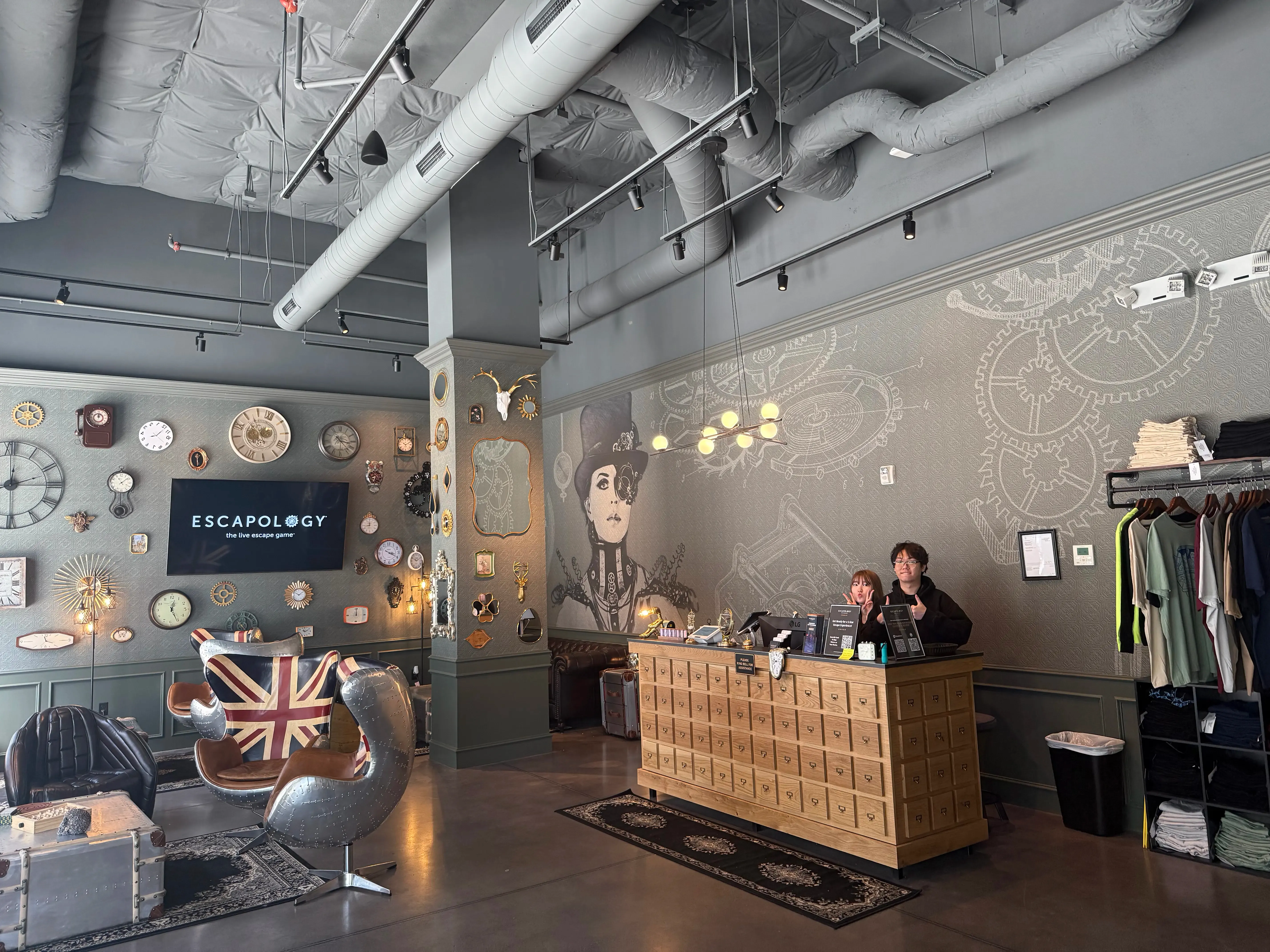 Escapology Lynnwood lobby