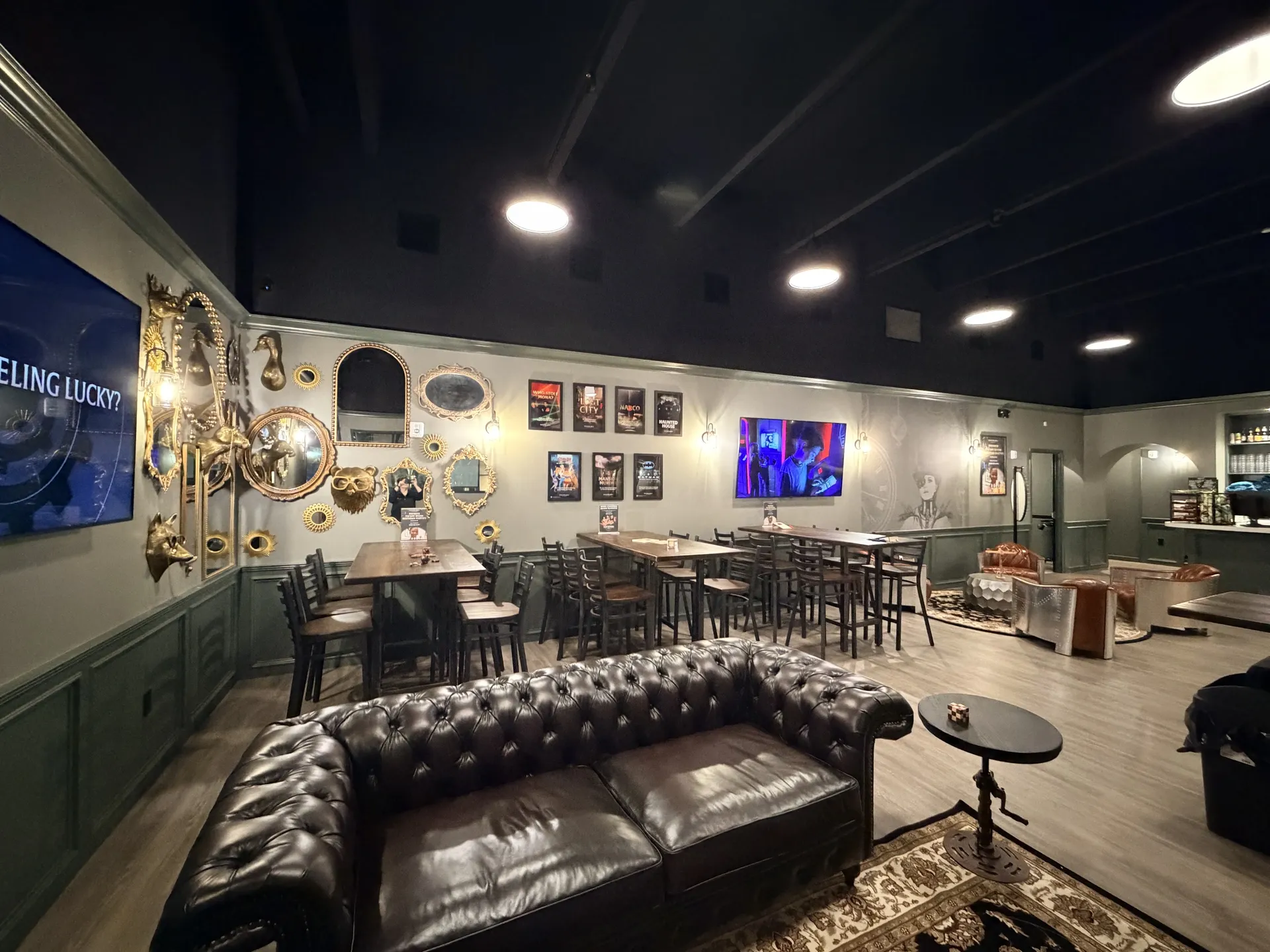 The lobby of Escapology Escape Rooms Sugar Land Texas